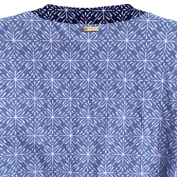 Cabana Life West Indies Short Sleeve Wrap Romper UPF 50 Resortwear Size … - Picture 11 of 14